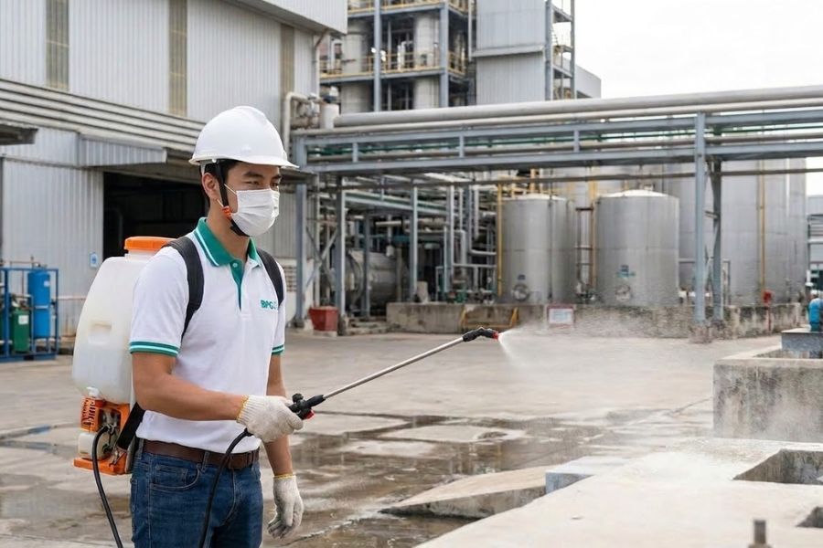 Kiểm soát côn trùng nhà máy theo mô hình IPM: quy trình và hồ sơ giám sát