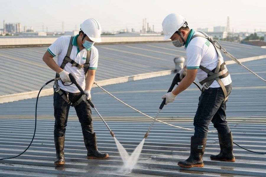 Vệ Sinh Mái Tôn Nhà Xưởng Bao Lâu 1 Lần Là Hợp Lý?