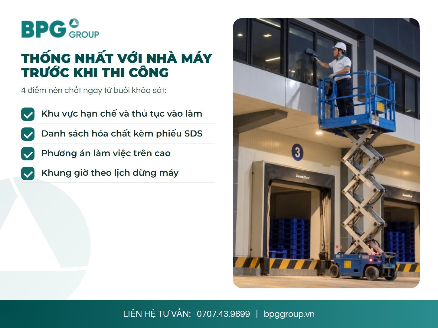 Bốn điểm doanh nghiệp nên thống nhất trước khi vệ sinh công nghiệp nhà máy ở Vũng Tàu